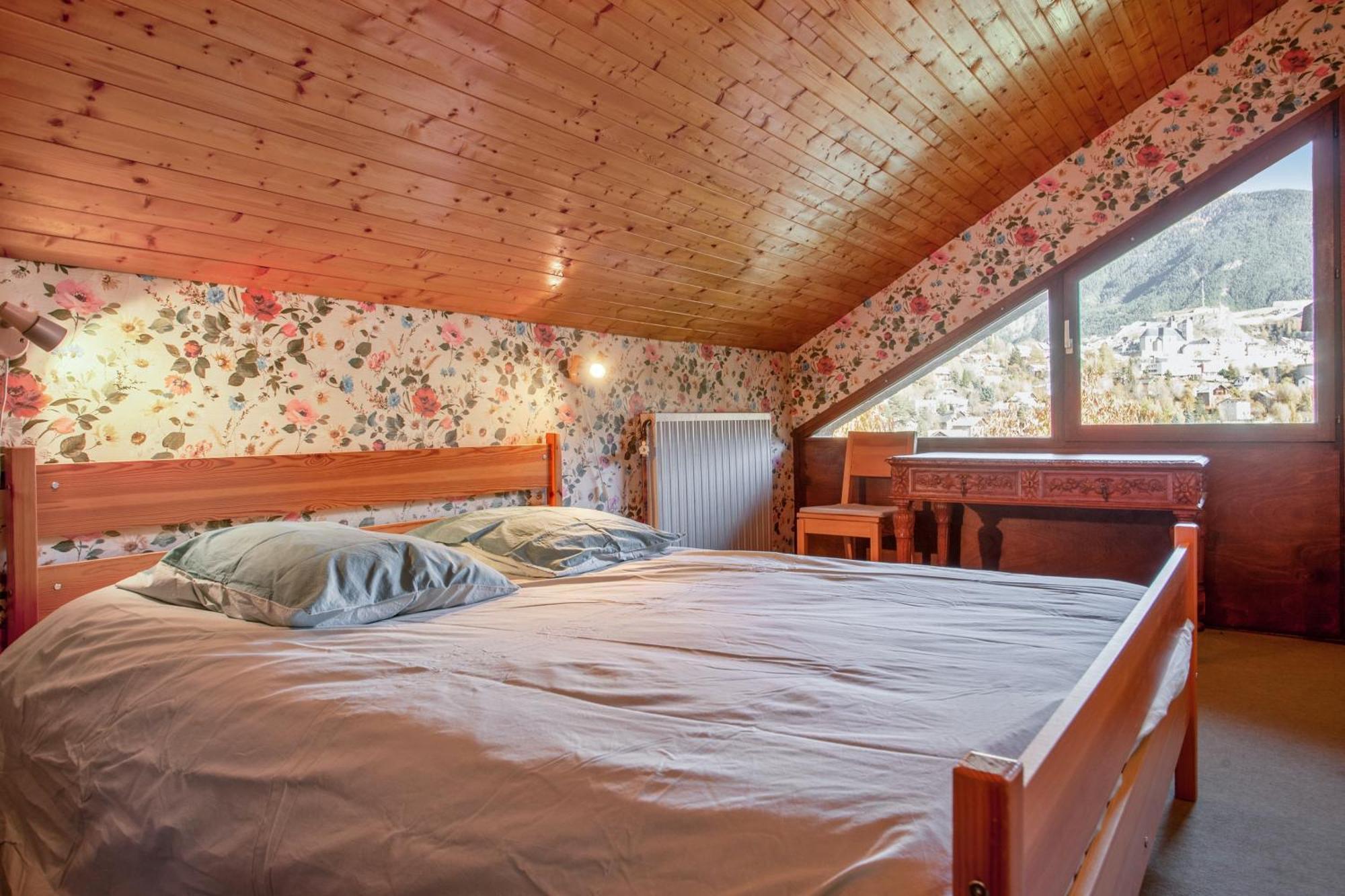 Chalet Confortable A Briancon Avec Vue Sur Montagne מראה חיצוני תמונה